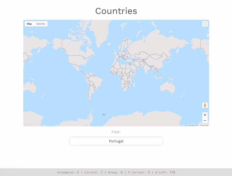 Geography guesser game gif